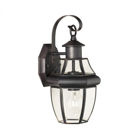 Thomas Heritage 1-Light Outdoor Wall Lantern in Painted Bronze SL941363